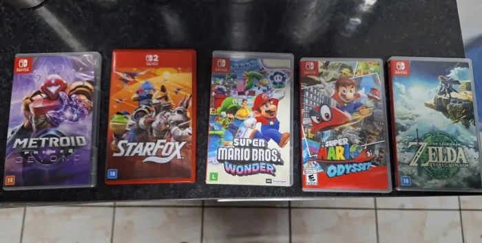 Jogos de nintendo switch 1 e 2