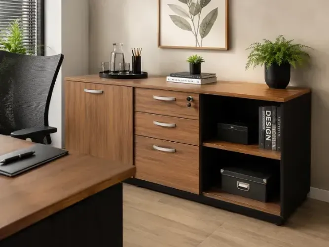 Armário Diretivo para Mesa de Escritório
