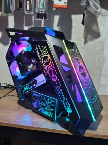 PC Gamer Ryzen 5 5500 16gb ddr4 B550m AORUS RX6600 8GB NVME 
