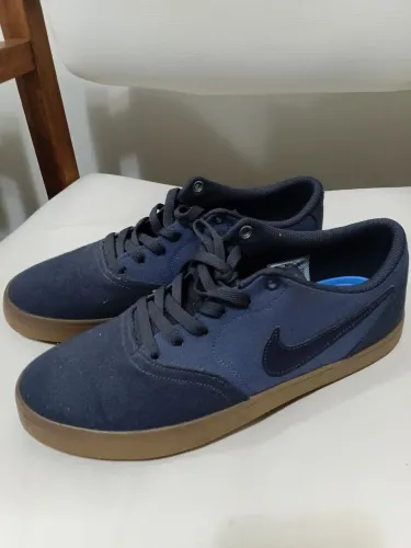 Tenis Nike Sb Solarsoft Masculino Azul Skate - Original