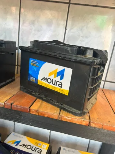 Bateria Moura 75ah Usada - A base de troca