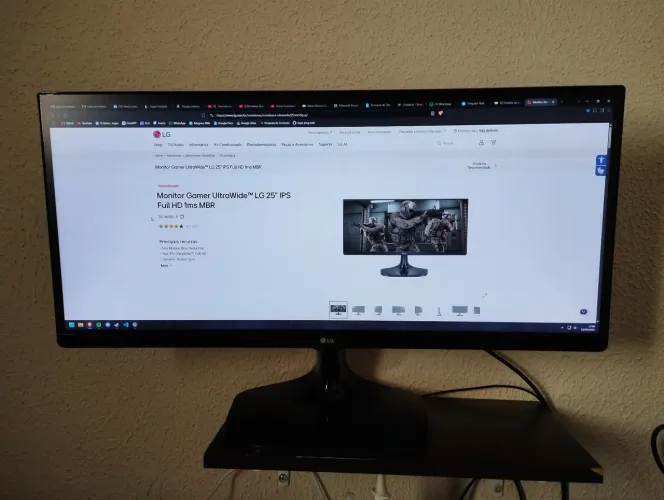 Monitor LG Ultrawide - 25" IPS Full HD 1ms 75Hz - 25UM58G