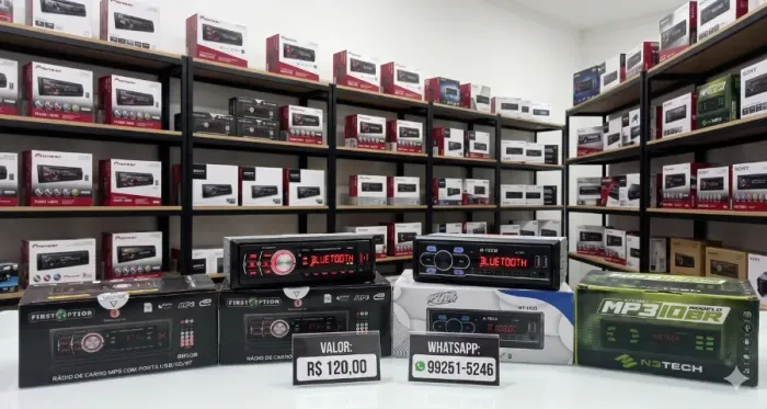 som de carro Bluetooth , vários modelos a pronta entrega !