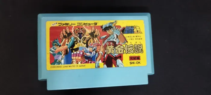 Cartucho Famicom Cavaleiros dos Zodíacos - Saint Seiya Ougon Densetsu Kanketsu Original