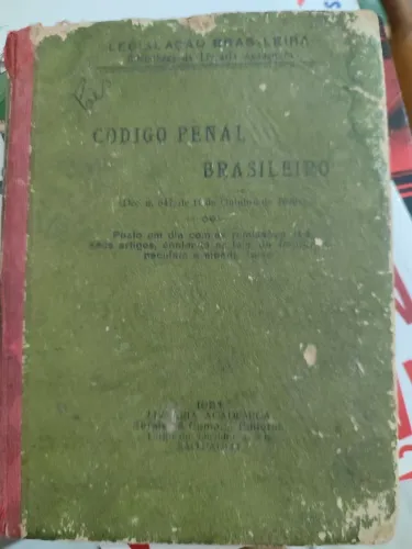 Código Penal de 1890 - Edição Histórica de 1923 (Raro)