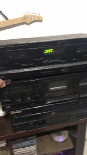 Tape Deck Fortex Duplo Deck funcIoando tudo