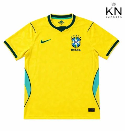 Camisa do Brasil Amarela Uniforme 1 Importada Premium