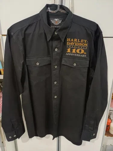 Camisa manga longa original da Harley Davidson - edição comemorativa de 110 anos