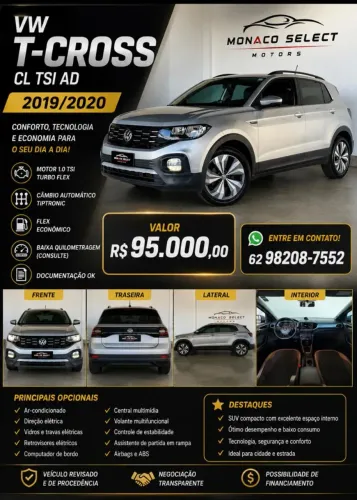 Volkswagen T-Cross Comfortline 1.0 TSI Flex 5P Aut. 2020