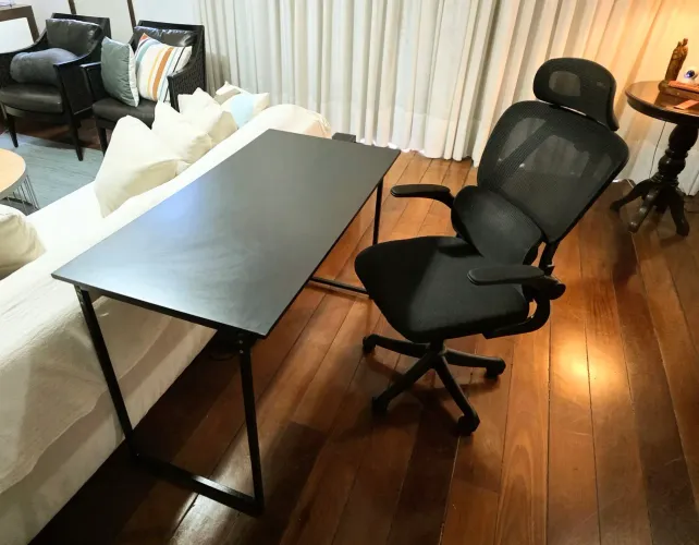 MESA + CADEIRA OFFICE/GAMER SEMINOVAS