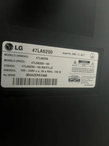 Tv LG com controle