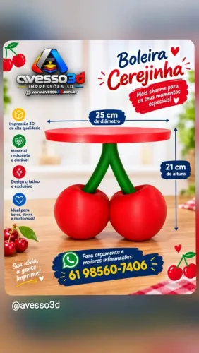 Boleiro Cerejinha 3D