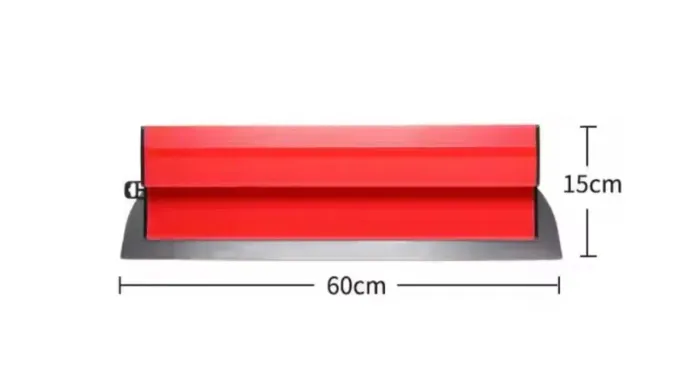 Desempenadeira 60cm aço inox <br>Aceitamos cartões até 12x.