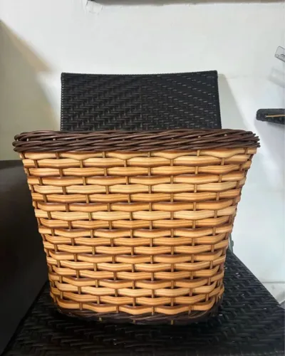 Cesta de Bicicleta estilo Vime