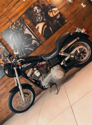 HARLEY DYNA SUPER GLYDE, extra, com 31milkm, extra, vendo ou troco por Shadow ou CB 500.