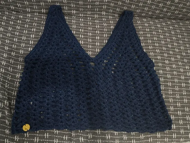 Blusa de crochê