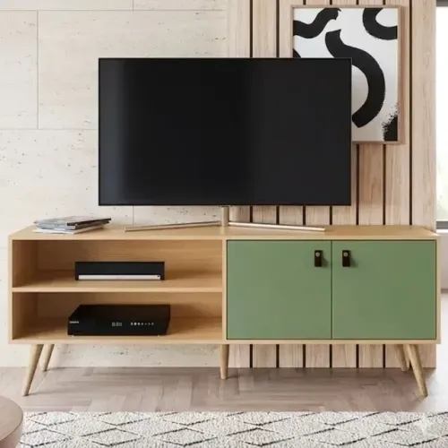 Rack Amber para TV até 55" | Elegância e Organização