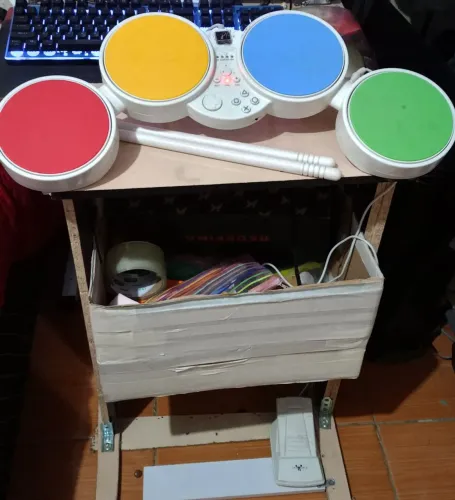 Bateria para rock band e guitar hero ps3, wii e PC