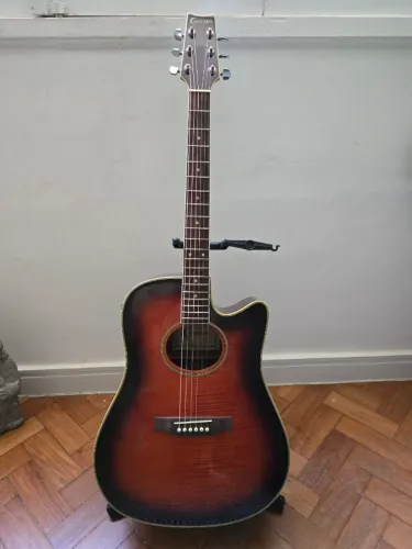 Violão Crafter ED 140C/EQ Eletroacústico ? Made in Korea + Bag