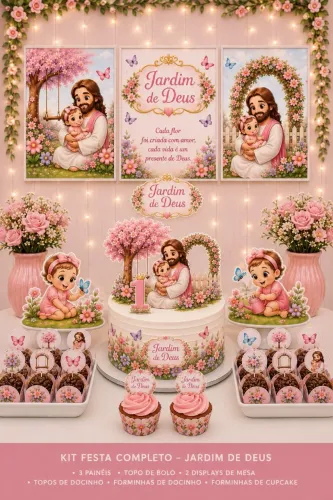 Kit festa: " Jardim de Deus"
