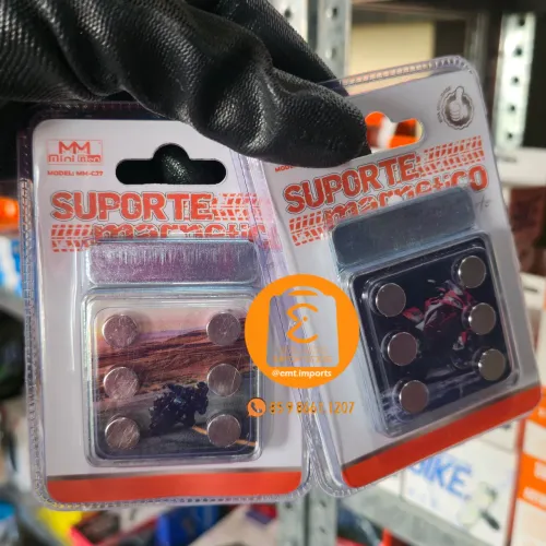 Suporte De Celular P/ Moto Fixação Magnética 6 Imã Extra Forte