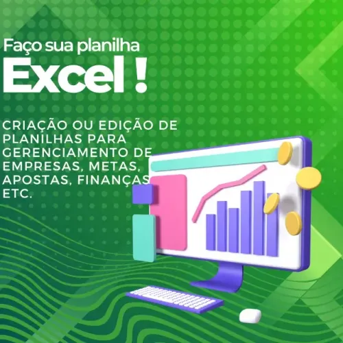Criamos ou editamos sua planilha Excel personalizada!