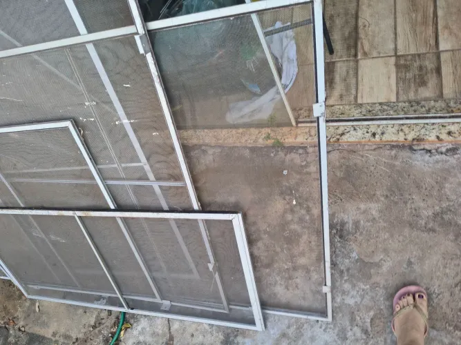 Telas de proteção, apartamento MRV