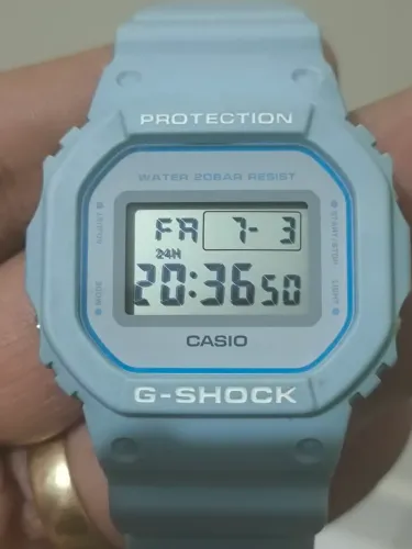 Relógio Casio G Shock DW5600SC Azul 