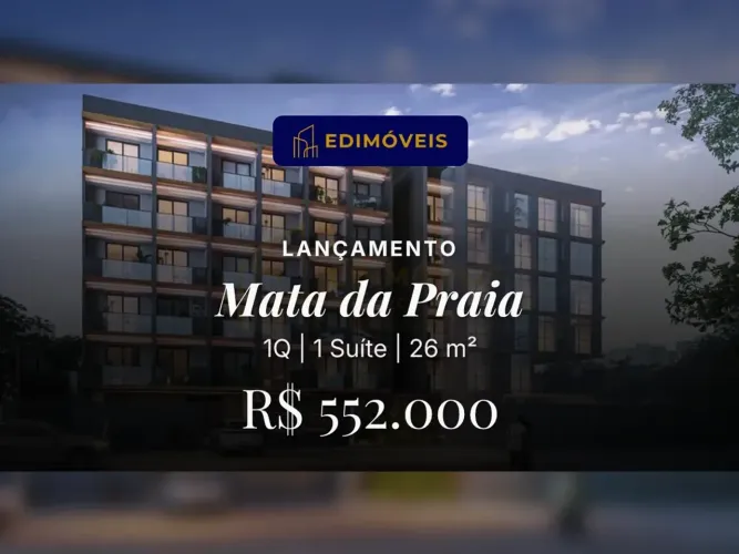 Studio Moderno na Mata da Praia, Vitória - Oportunidade Única!
