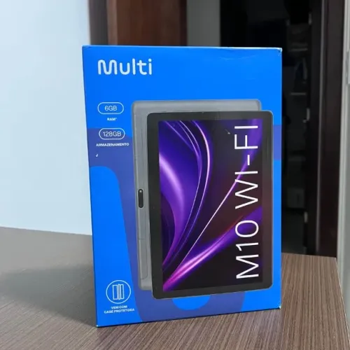 Tablet Multi M10 Wi-Fi | 6GB RAM | 128GB | Novo na Caixa