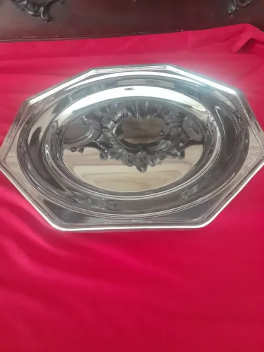 Bandeja meridional prata 100 nunca usada