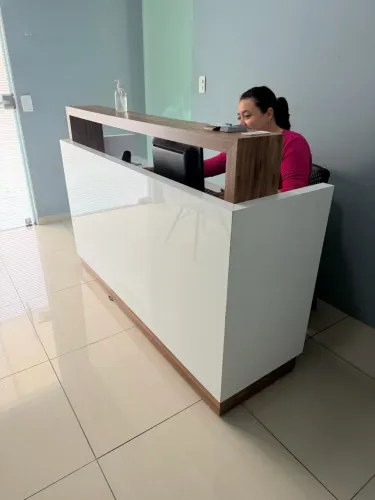 Balcão para recepção
