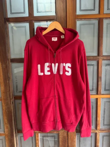 Moletom zíper levis masculino tamanho g original