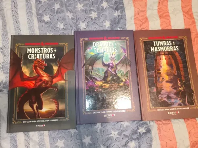 Coleção Excelsior Dungeons and Dragons - D&D (3 Livros PT-BR)