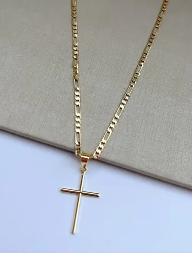 Cordão 18k banhado a ouro