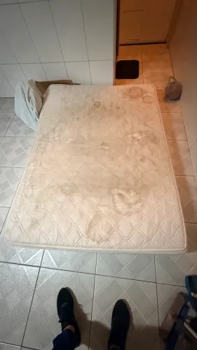 Doação colchao usado de casal sem box