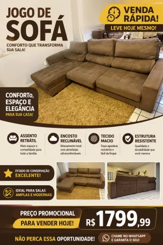 SOFÁ PARA SUA SALA *PROMOÇÃO*?