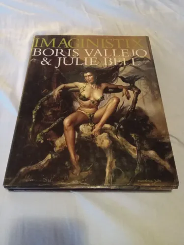 Livro Imaginistix arte fantástica Boris Vallejo e Julie Bell 1ªEdiç 2007 Capa Dura EstNovo