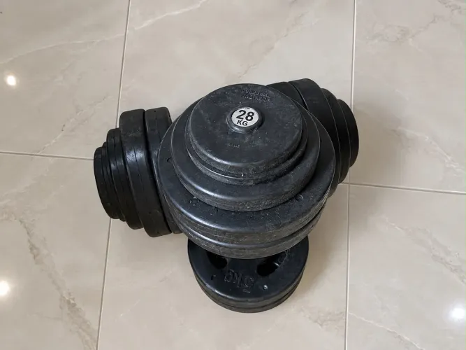 Par de Dumbell Injetado 28kg