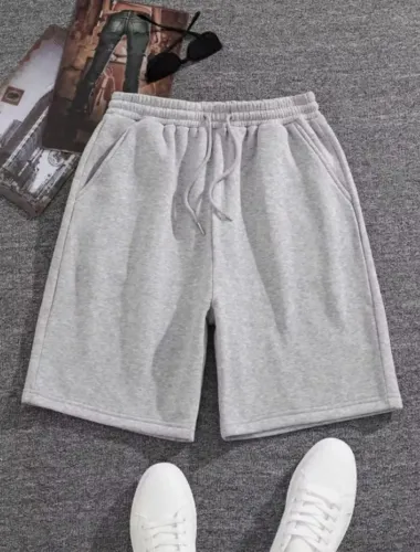 Bermuda Moletom Masculina Academia Short Esporte Fitness Casual