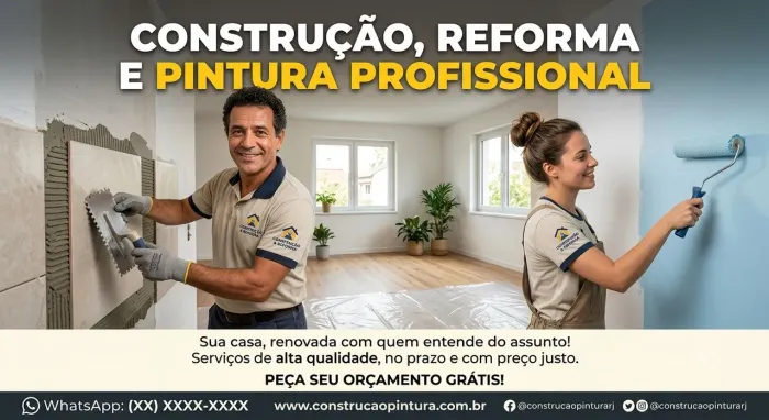 Pintura e reforma faça seu orçamento