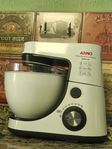 Batedeira Planetária Deluxe 500W Branco - Arno