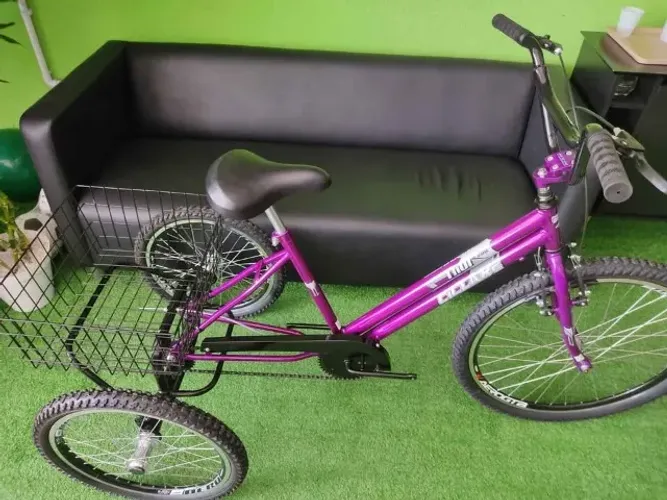 Bicicleta triciclo adulto nova 