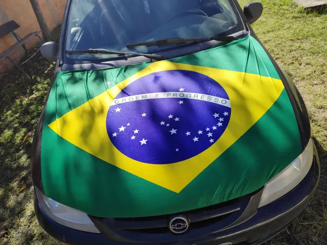 Bandeira do Brasil para capô