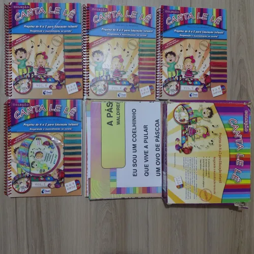 Coleção Canta Le Le - Livros de alfabetização