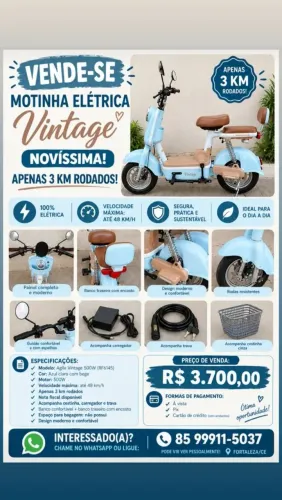 Vende-se Motinha Elétrica