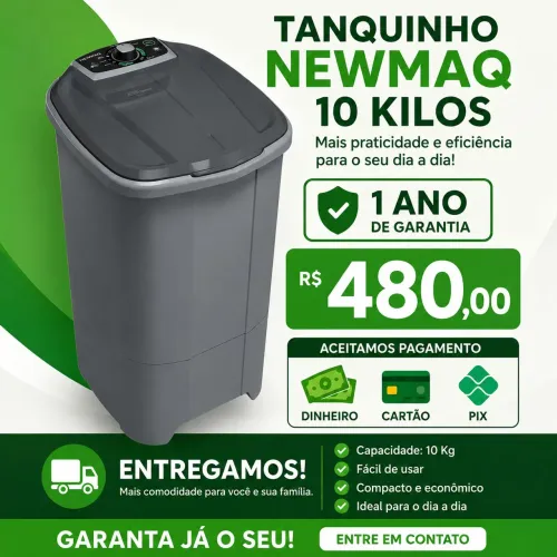 Lavadora Tanquinho 10 kilos