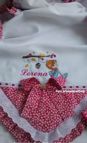 Kit Manta + Fralda de Cobrir + 2 Fraldas de Boca