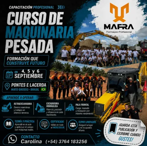 CAPACITACIÓN DE MAQUINARIA PESADA