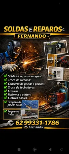 Soldas e reparos em geral